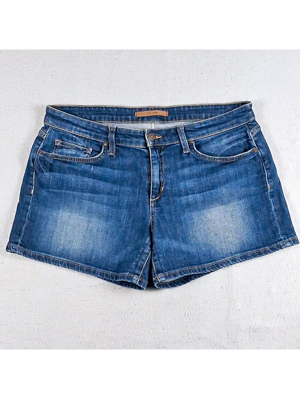 Joes Jeans Edlyn Denim Shorts Womens Size 31 Medium Wash Stretch Jorts